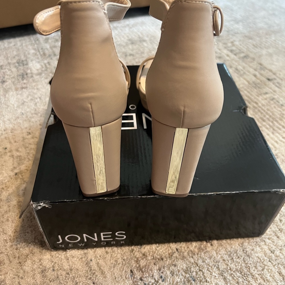 JONES NEW YORK TOREN PLATFORM DRESS SANDALS HEELS - Picture 12 of 12